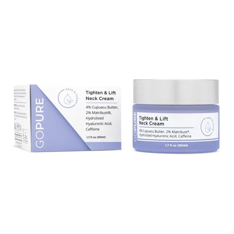 GOPURE Neck Cream - Tighten & Lift Firming Neck Cream for Crepey Skin