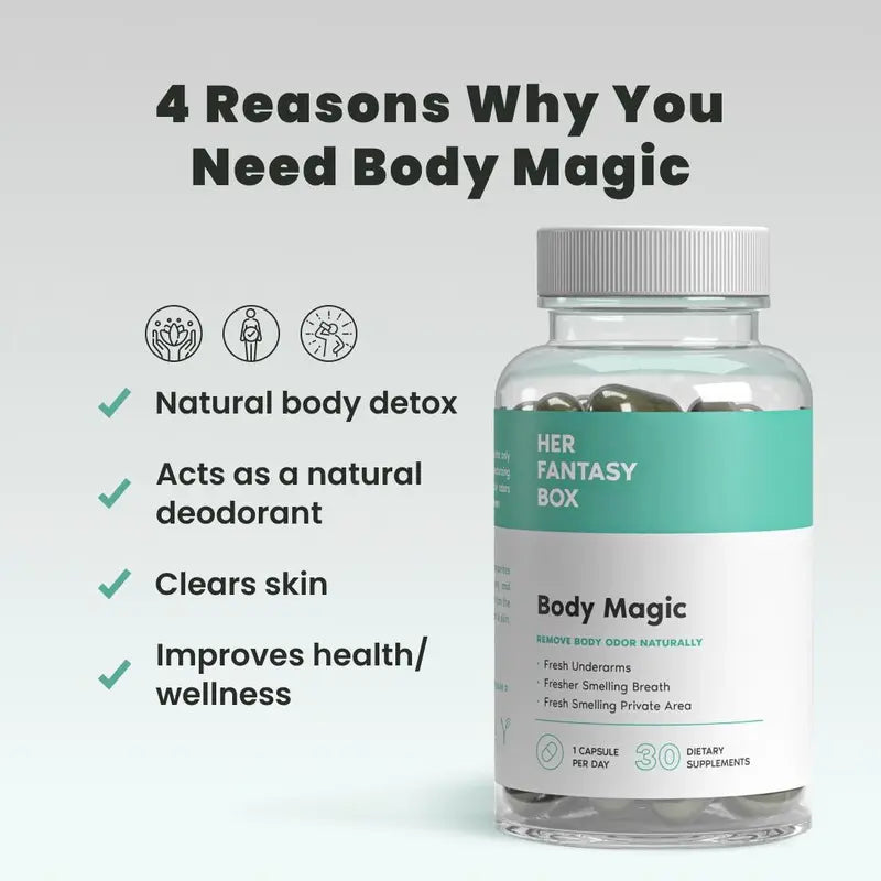 Body Magic - Body Odor, Gut & Skin Chlorophyll Capsules