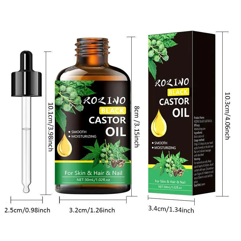 30Ml Comfort Body Care Organic Jamaican Black Castor Oil, Moisturizing & Strengthening Body Massage Oil, Hydrating Serums, Skin Soothing Skin Moisturizer, Deeply Hydrate & Comfort Skin, Personal Skincare Product, Skincare Gift Beauty Gifts