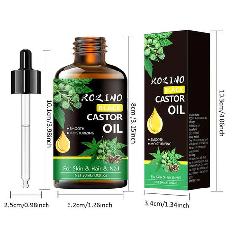 30Ml Comfort Body Care Organic Jamaican Black Castor Oil, Moisturizing & Strengthening Body Massage Oil, Hydrating Serums, Skin Soothing Skin Moisturizer, Deeply Hydrate & Comfort Skin, Personal Skincare Product, Skincare Gift Beauty Gifts