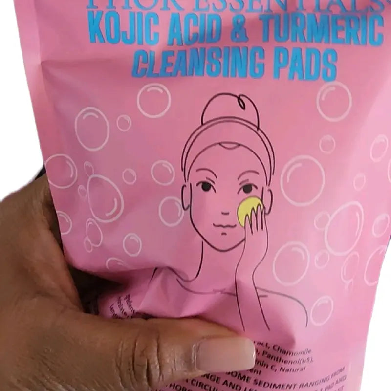 PHOR ESSENTIALS Turmeric Kojic Acid Cleansing Pads Skin Brightening