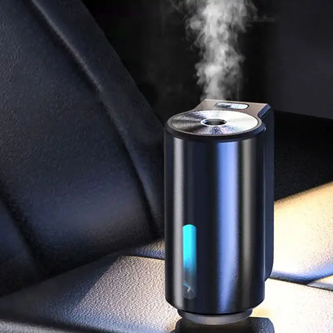 Rechargeable Car Air Freshener,Essential Oil Diffuser Aroma,Three Adjustable,Three Natural Perfume ,Long Stand-By Time Car Aromatherapy Diffuser,Vent Clips Perfume Essential Oil