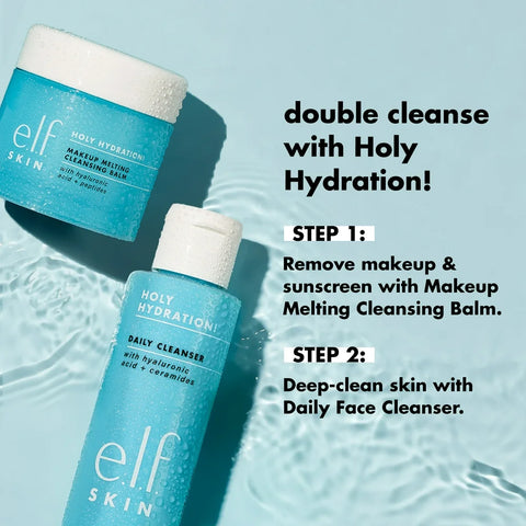 E.L.F. SKIN Holy Hydration! Makeup Melting Cleansing Balm, 2Oz