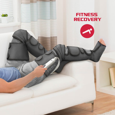 Recovermax Leg Massager, Heated Compression Leg and Foot Massager with Multiple Massage, Intensity, and Heat Levels