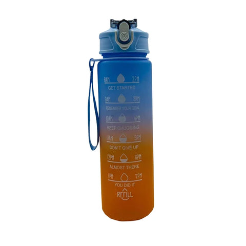 32Oz Water Bottle Motivational Sport Water Bottle Leakproof Drinking Bottles Outdoor Sports Travel Kettle Drinking Water Bottle